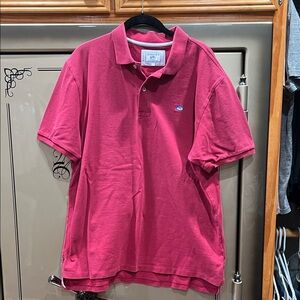 Southern Tide Classic Polo in Deep Pink